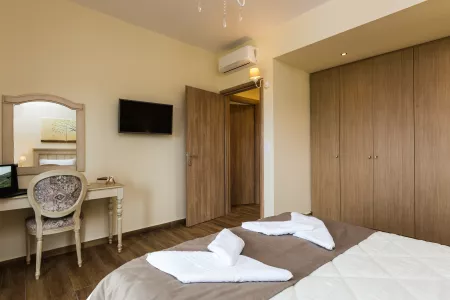 bedroom with TV